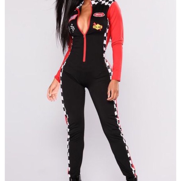 Fashion Nova Race car Girl Halloween Costume